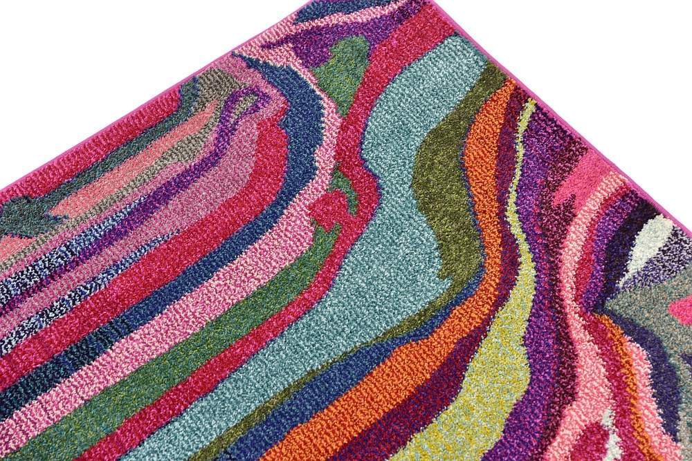 VividAura Moderner Teppich | Multicolor Design | Strapazierfähig & Stilvoll | Perfekt für jeden Raum