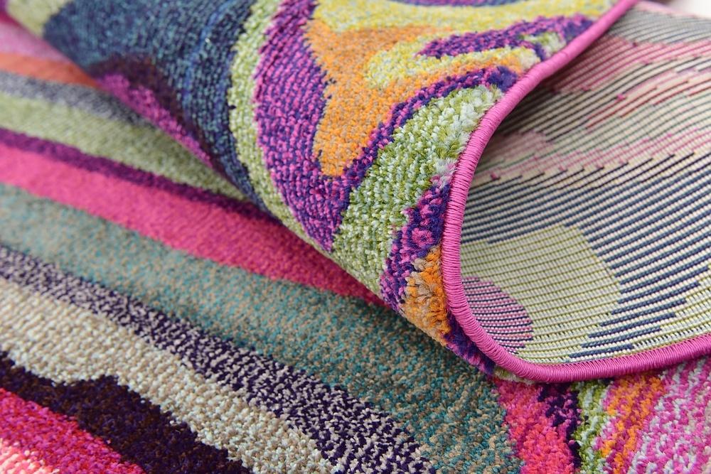 VividAura Moderner Teppich | Multicolor Design | Strapazierfähig & Stilvoll | Perfekt für jeden Raum