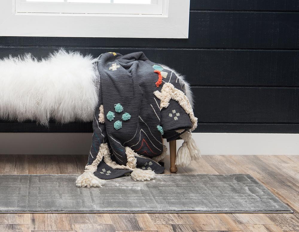 CubeLux Design Teppich | Luxuriöser Würfelmuster Teppich | Weich & Stilvoll | Verschiedene Größen & Farben