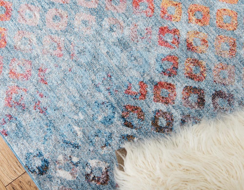 ColorPatch Regenbogen Teppich | Quadratmuster Teppich | Moderne Farben & Designs