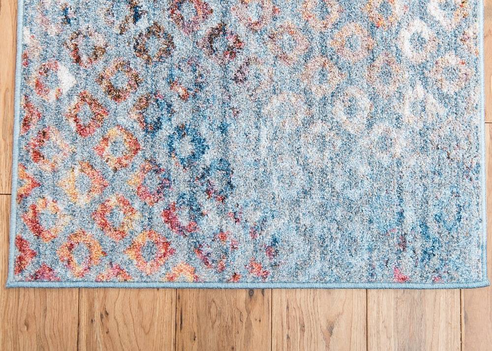 ColorPatch Regenbogen Teppich | Quadratmuster Teppich | Moderne Farben & Designs