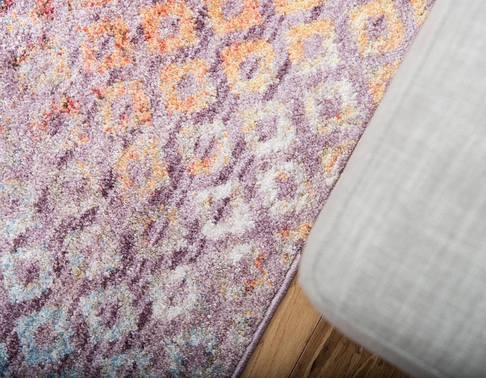 ColorPatch Regenbogen Teppich | Quadratmuster Teppich | Moderne Farben & Designs