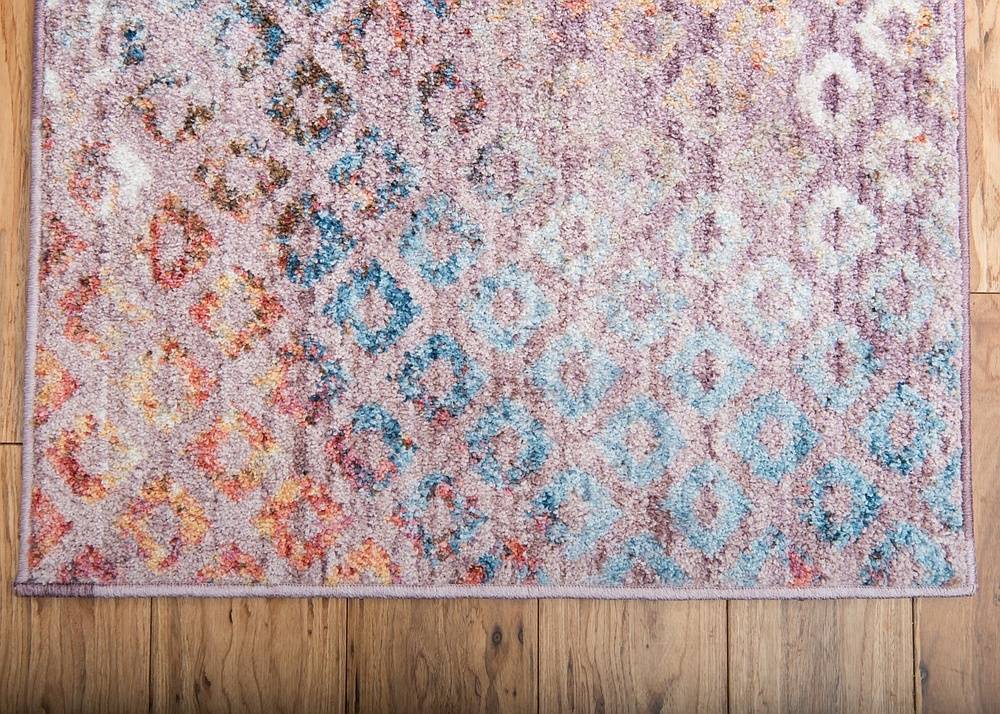 ColorPatch Regenbogen Teppich | Quadratmuster Teppich | Moderne Farben & Designs