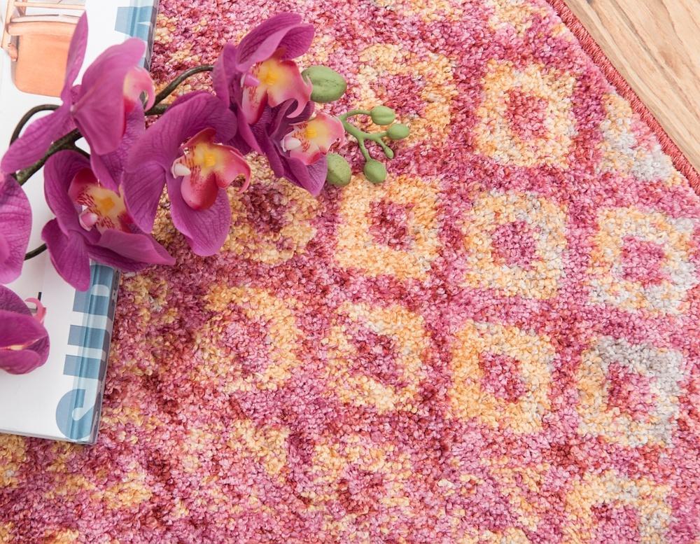 ColorPatch Regenbogen Teppich | Quadratmuster Teppich | Moderne Farben & Designs