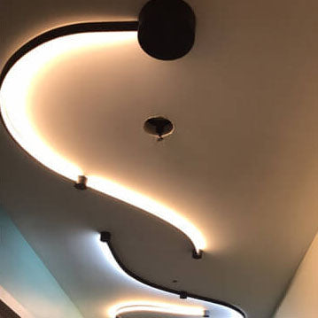 Serpenta Moderne LED Wandlampe | Aluminium | Geschwungenes Design | Dimmbar | Stilvolle Beleuchtung