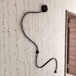 Serpenta Moderne LED Wandlampe | Aluminium | Geschwungenes Design | Dimmbar | Stilvolle Beleuchtung