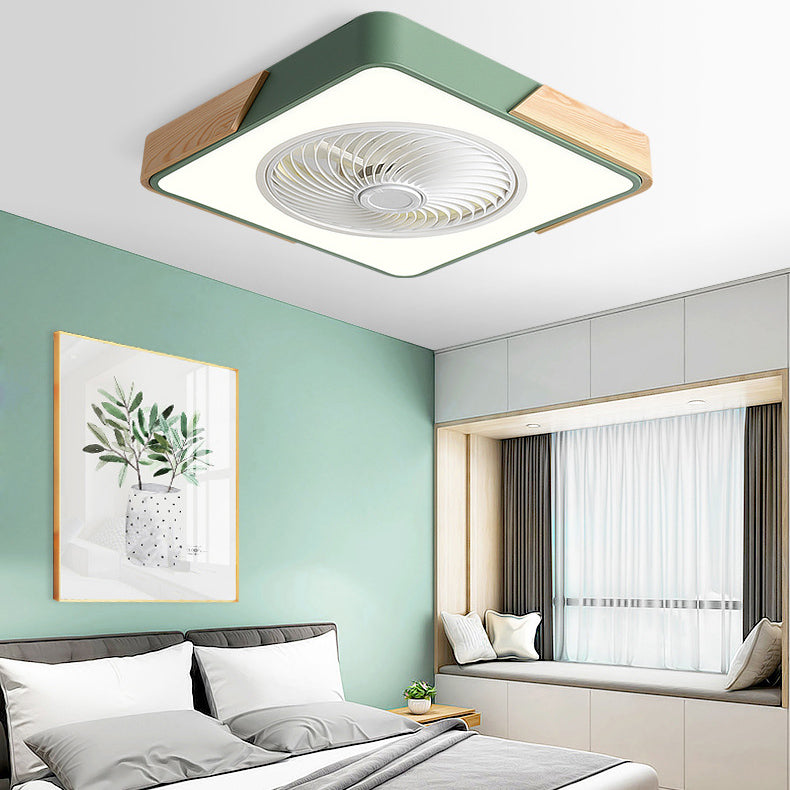 LuxiGlow Nordic Design LED Deckenventilator | Infinitely Dimmable | Remote Control | App Steuerung | Modernes, stilvolles Licht für Ihr Zuhause