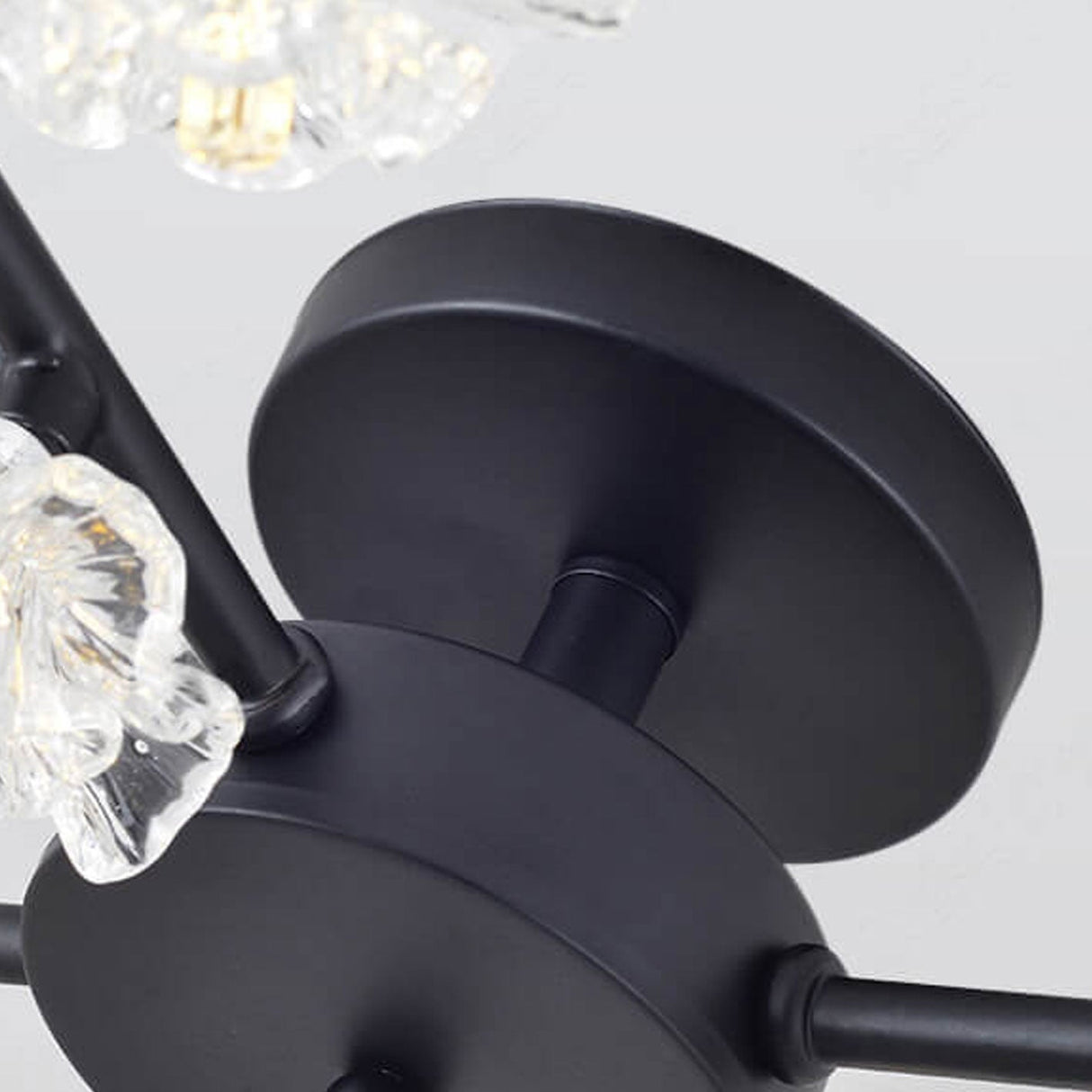 Blossura LED Deckenleuchte | Kreatives Zweigdesign mit Pflaumenblüten | 18/24/30 Lichter | Semi-Flush