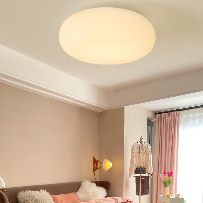 LunaForma Minimalistische LED Deckenleuchte | Ovales Design | Dimmbares Licht | Modernes Schlafzimmerlicht