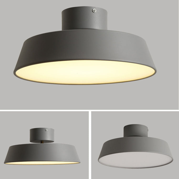 AuraDisk Nordic LED Deckenleuchte | Minimalistisches Runddesign | Aluminium | Flush Mount