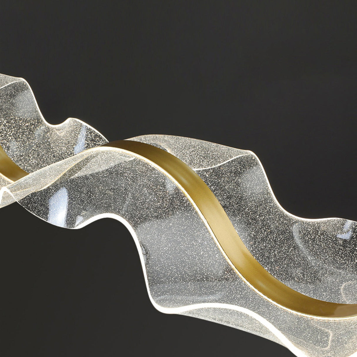 WaveLuma LED Pendelleuchte | Innovatives Wellen-Design | Dimmbar | Perfekt für Esszimmer & Kücheninseln