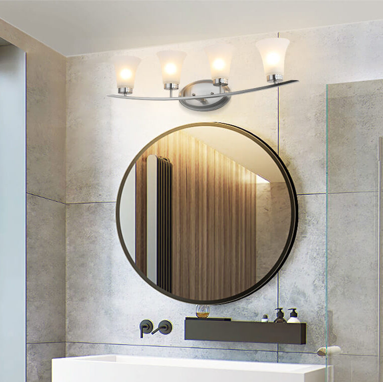 Floresta LED Wandlampe | Minimalistisches Industriedesign | 4-Licht Bad- & Spiegelbeleuchtung