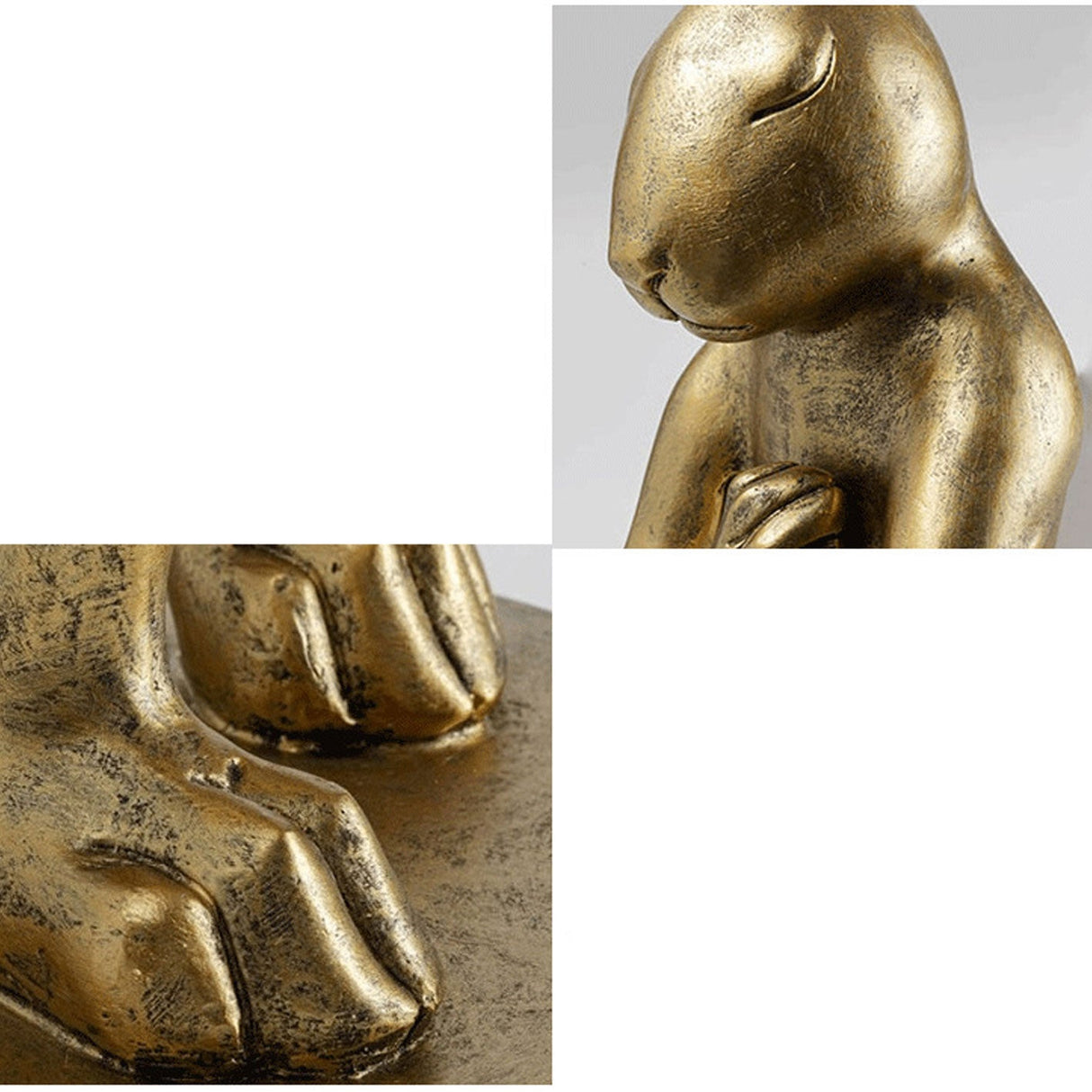 LunaBeam Nordic Rabbit LED Tischlampe | Kabellos | Stimmungslicht | Resin Design | Dekoration für Zuhause