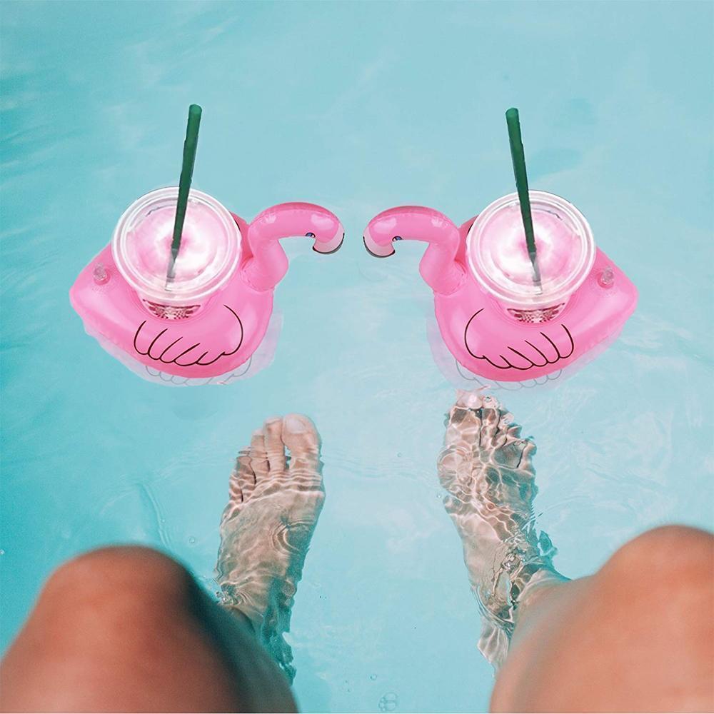 FloatEase Flamingo Pool-Schwimmring | Aufblasbarer XXL Schwimmreifen | Sommer-Pool-Spielzeug | Party-Deko