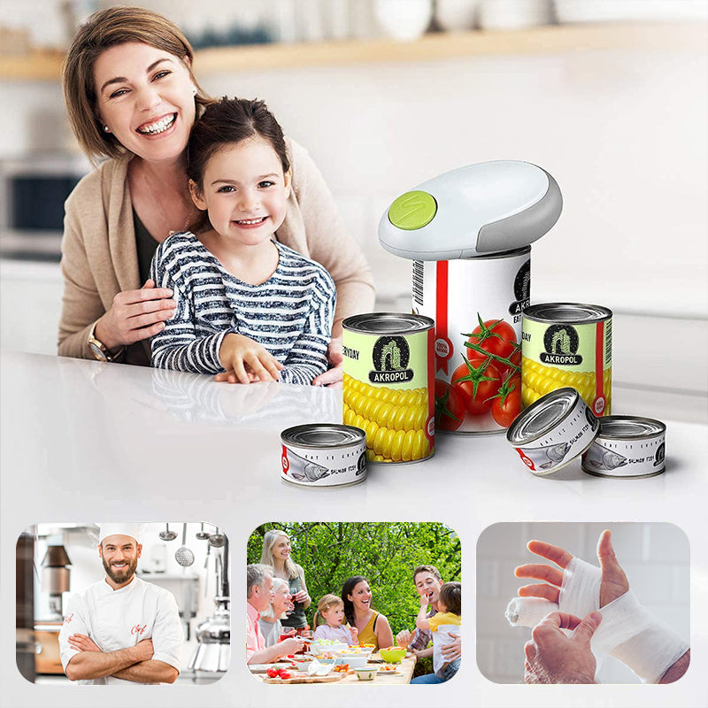 AutoOpener Elektrischer Dosenöffner | Automatisch & Kabellos | Praktische Küchenhilfe