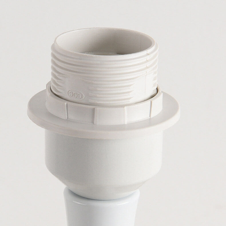 NoctaLoom Nordic Tischlampe | Vintage Design | Stoffschirm & Eisenbasis | Touch-Schalter