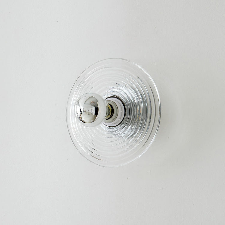 WaveNova Art Deco Wandleuchte | Runde Glasoptik | Modernes Design | Stimmungsvolle Beleuchtung für Schlafzimmer