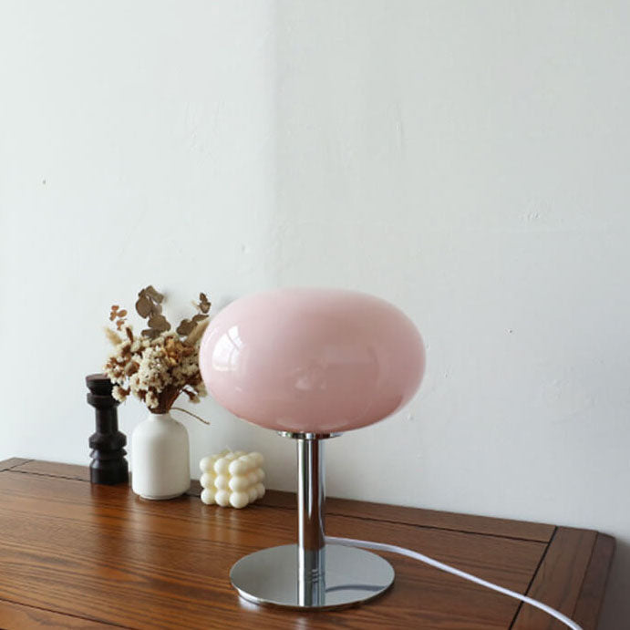 ShiningSphere Nordic Tischlampe | Vintage Design | Rundes Glas | Stimmungslicht | 1-flammig | Deko für Zuhause