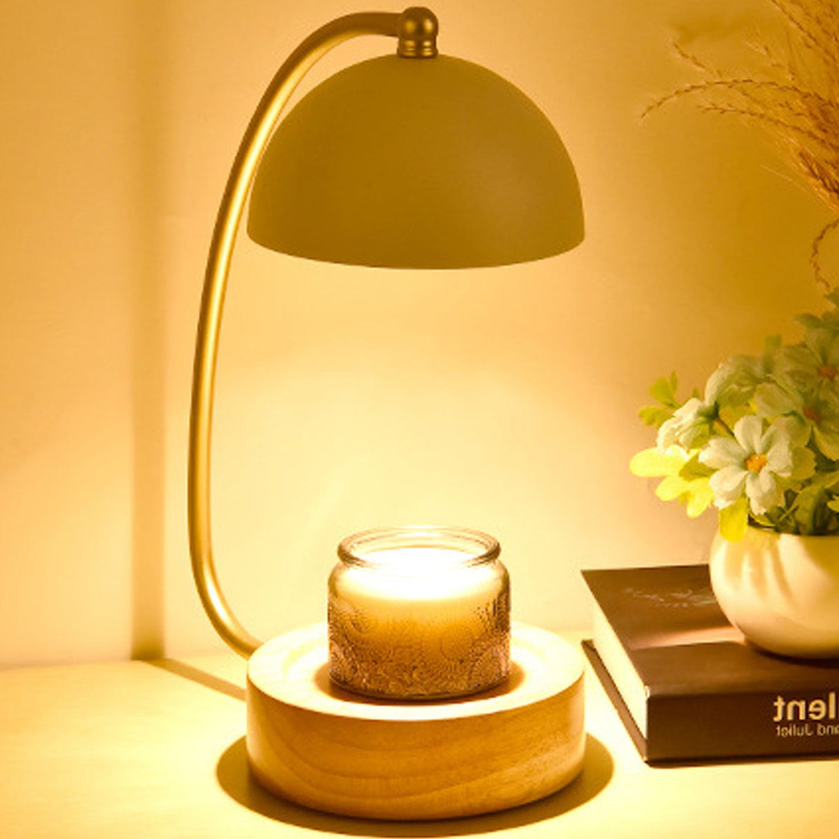 Lumivine Arto LED Tischlampe | Japanisches Design | Dimmbare Wachsoptik | Kreative Beleuchtung