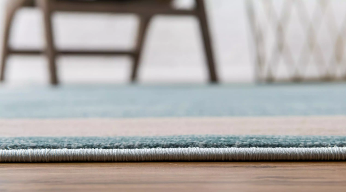 BorderLux - Moderner Teppich mit Randmuster | Zeitloses Design | Weich & Strapazierfähig