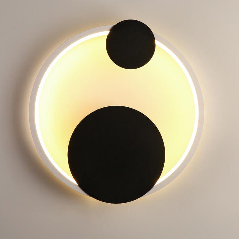 Arctuvo LED Wandleuchte | Modernes Oval- & Ringdesign | Minimalistische Wandlampe | Dimmbar