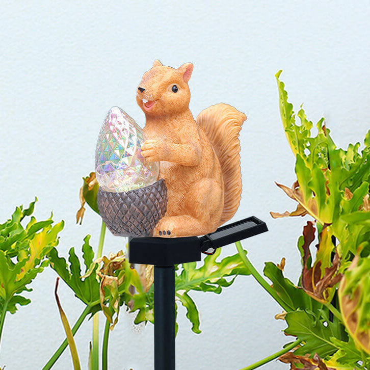 Solarra Gartenleuchte | Kreatives Harz-Design | LED-Solarleuchte | Wasserdicht | Landschaftsbeleuchtung für Außenbereiche