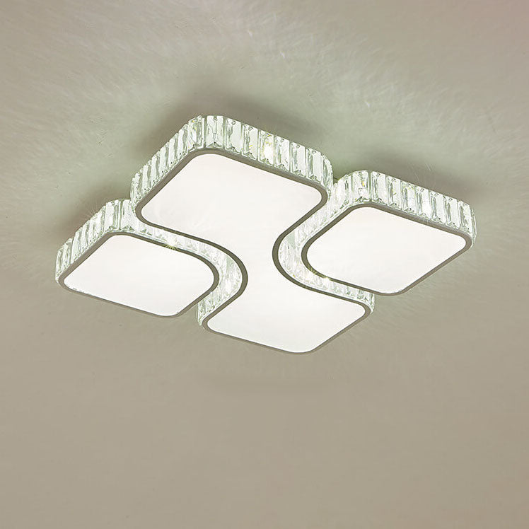 GloriaForma LED Deckenleuchte | Modernes Luxusdesign | Gold | Rechteckig & Quadratisch | Dimmbar