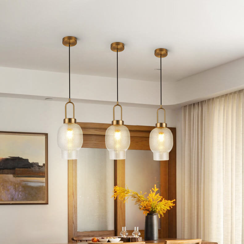 LustroLume Oval Glas Pendelleuchte | Nordic Design | Luxuriöse Beleuchtung | Stilvolle Raumgestaltung