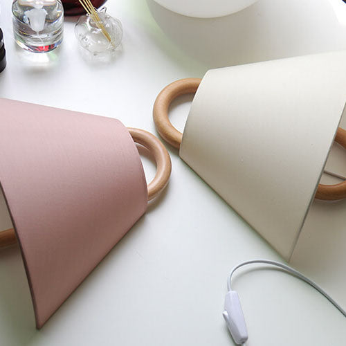 WoodWave Moderne Holz Wandleuchte | Gefaltetes Halbrund-Design | Nordic LED Wandlampe für Wohnzimmer & Schlafzimmer