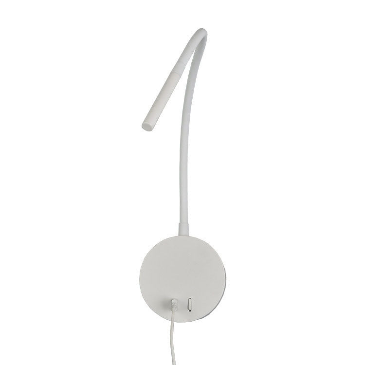 LumaFlex USB LED-Wandleuchte | Wiederaufladbar | Flexibler Silikon-Spot | Leselampe | Modernes Design
