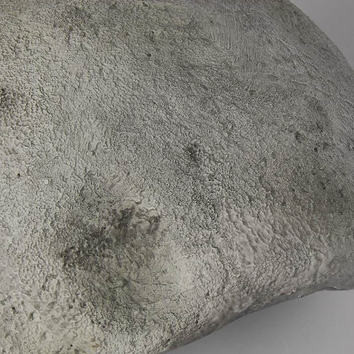 RockLume Pendelleuchte im nordischen Stil | Halbrund mit Steinstruktur | 1 Licht | Perfekt für Esszimmer