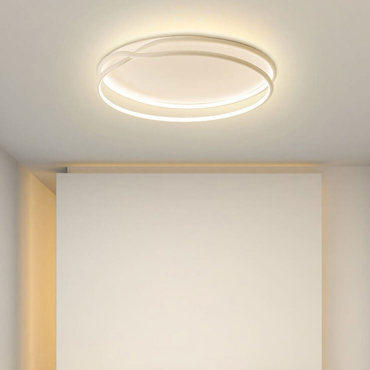 Circula Glow LED Deckenleuchte | Nordisches Minimalistisches Design | Modern & Dimmbar | Runde Form