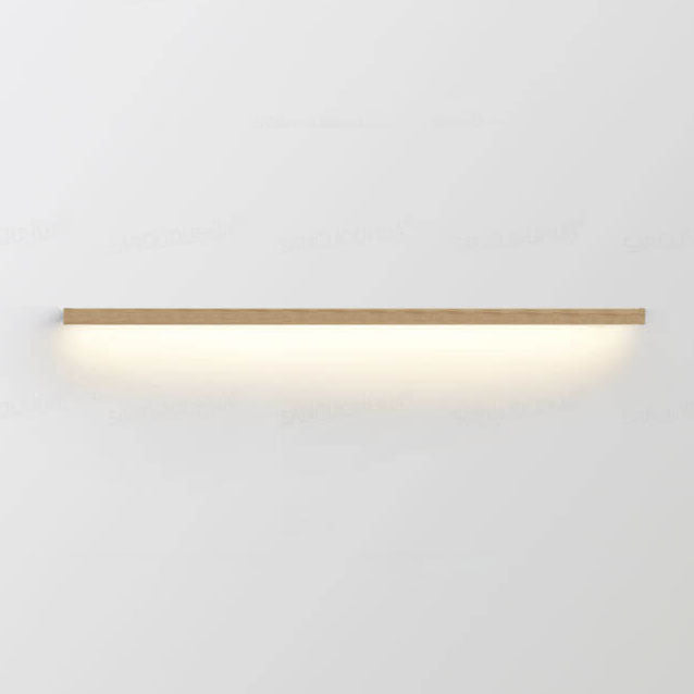 ZenBeam Japanische LED Wandleuchte | Massivholz Design | Moderne Akzentbeleuchtung