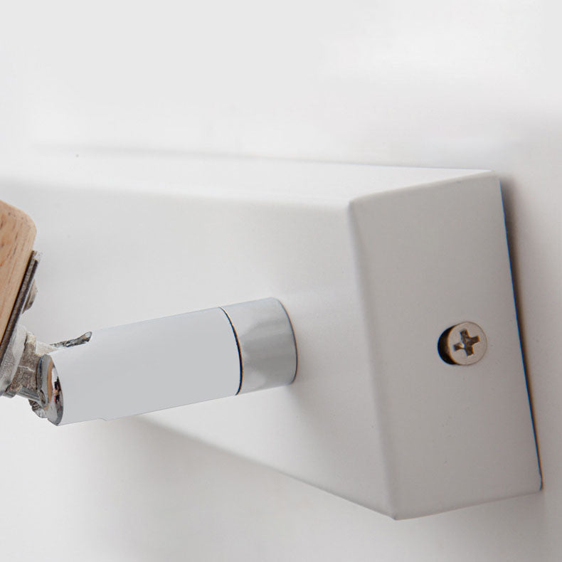 LightHorn Minimalistisches Holz Eisen Glas Wandleuchte | 1/2 Lichter | Modernes Design