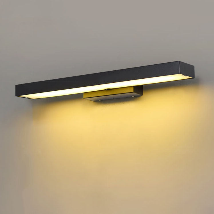 FlatLight Moderne LED Außenwandleuchte | Minimalistisches Design | Rechteckig & Wasserdicht | Mit Sensoroption