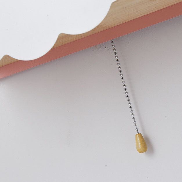 Cloudora Nordic Wandlampe | Glas & Holz | Einzigartiges Wolkendesign | Stimmungslicht für Zuhause