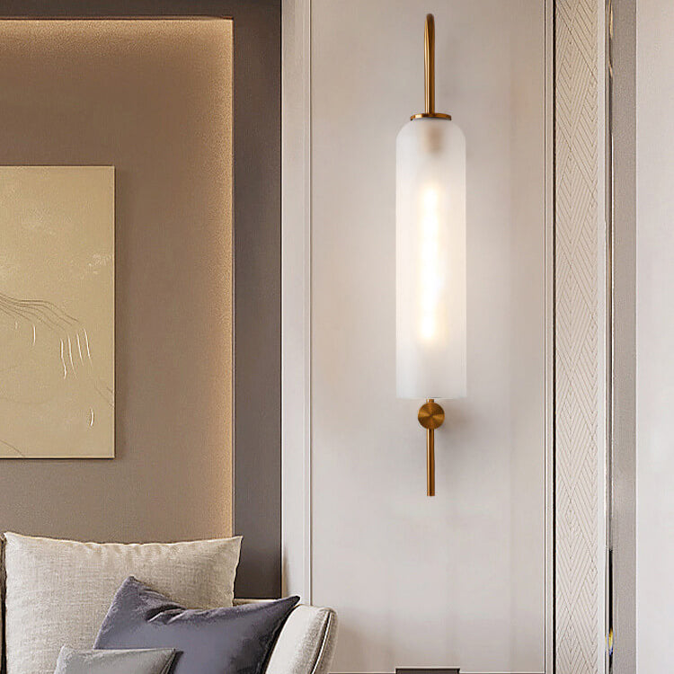 ZenoLuxe Nordic Design LED Wandlampe | Gebogene Arm | Modern | Dekoration für Zuhause