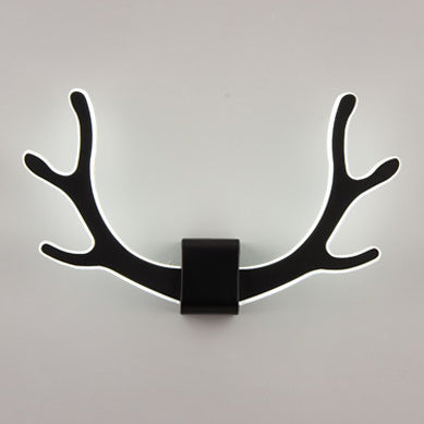 LumiAntler LED Wandleuchte | Nordisches Geweihdesign | Modernes Acryl | Warmes & Kaltes Licht | Kreative Wandlampe