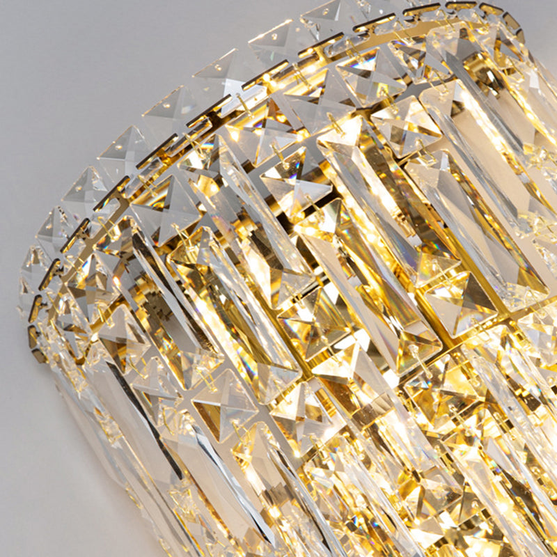 Lustrevia Kristall Wandleuchte | Luxus Design | Quasten aus Kristall | LED 1-Licht | Wohnzimmerlicht