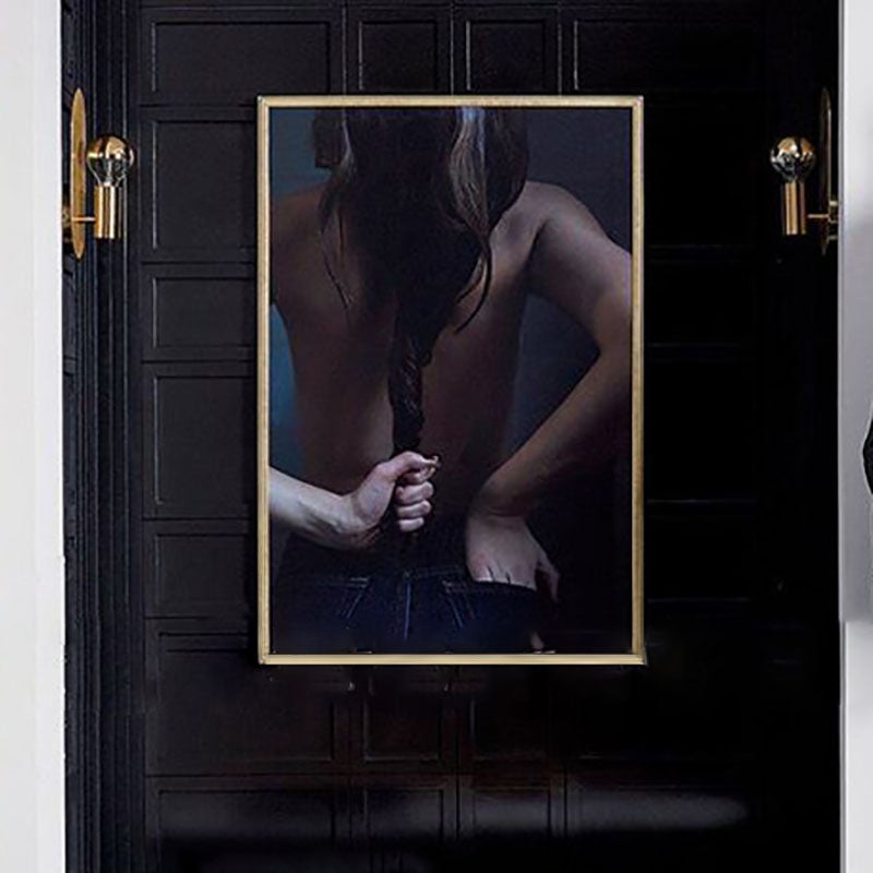 Brassova Wandleuchte | Nordic Design | Messing Oval Ball | 1-flammige Beleuchtung für Schlafzimmer