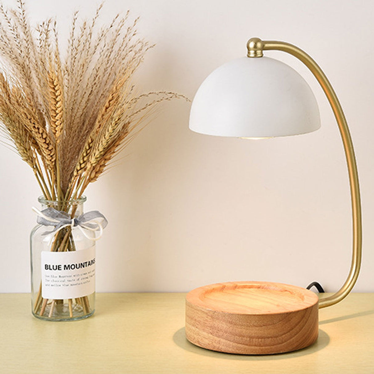 Lumivine Arto LED Tischlampe | Japanisches Design | Dimmbare Wachsoptik | Kreative Beleuchtung