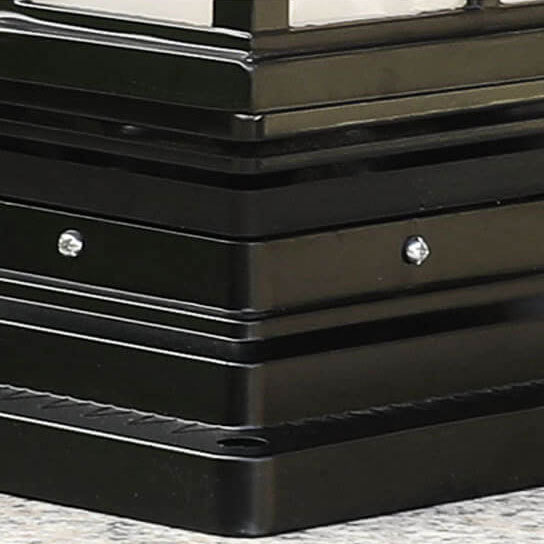 SolarLum Vintage LED Säulenleuchte | Wetterfest | Solar- und Strombetrieb | Dekorative Außenbeleuchtung