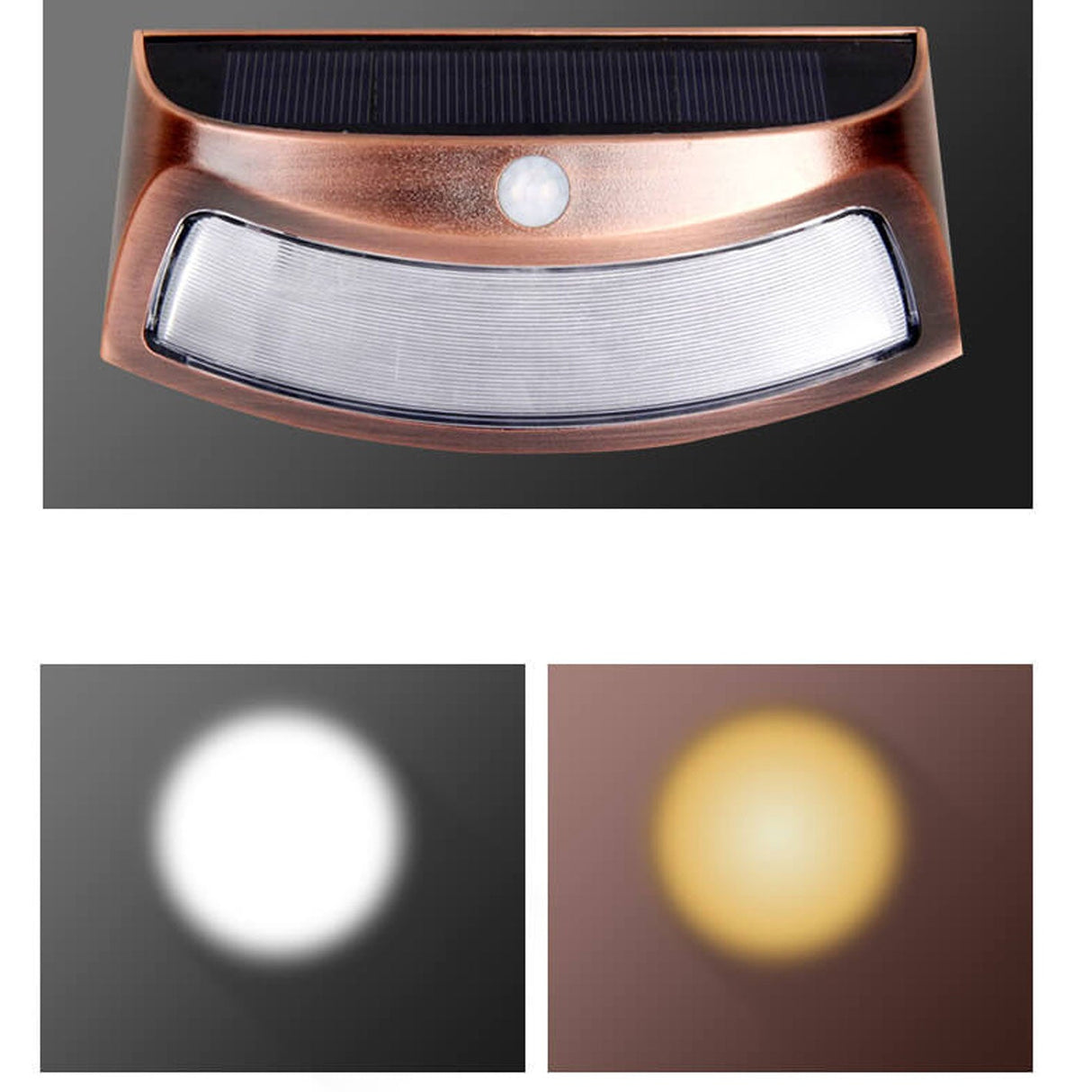 LumiTrape Solar Wandleuchte | Trapezförmiges Design | Solarbetrieben | LED Außenbeleuchtung