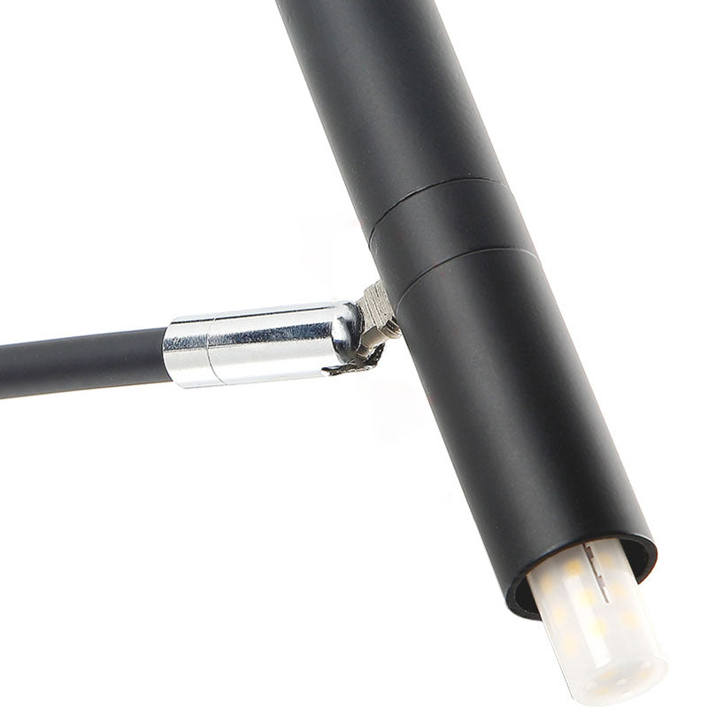 RadiaNova Kronleuchter im skandinavischen Stil | Runde Radioaktive Optik | 12/24 Lichter | Eisen & Aluminium für Wohnzimmer