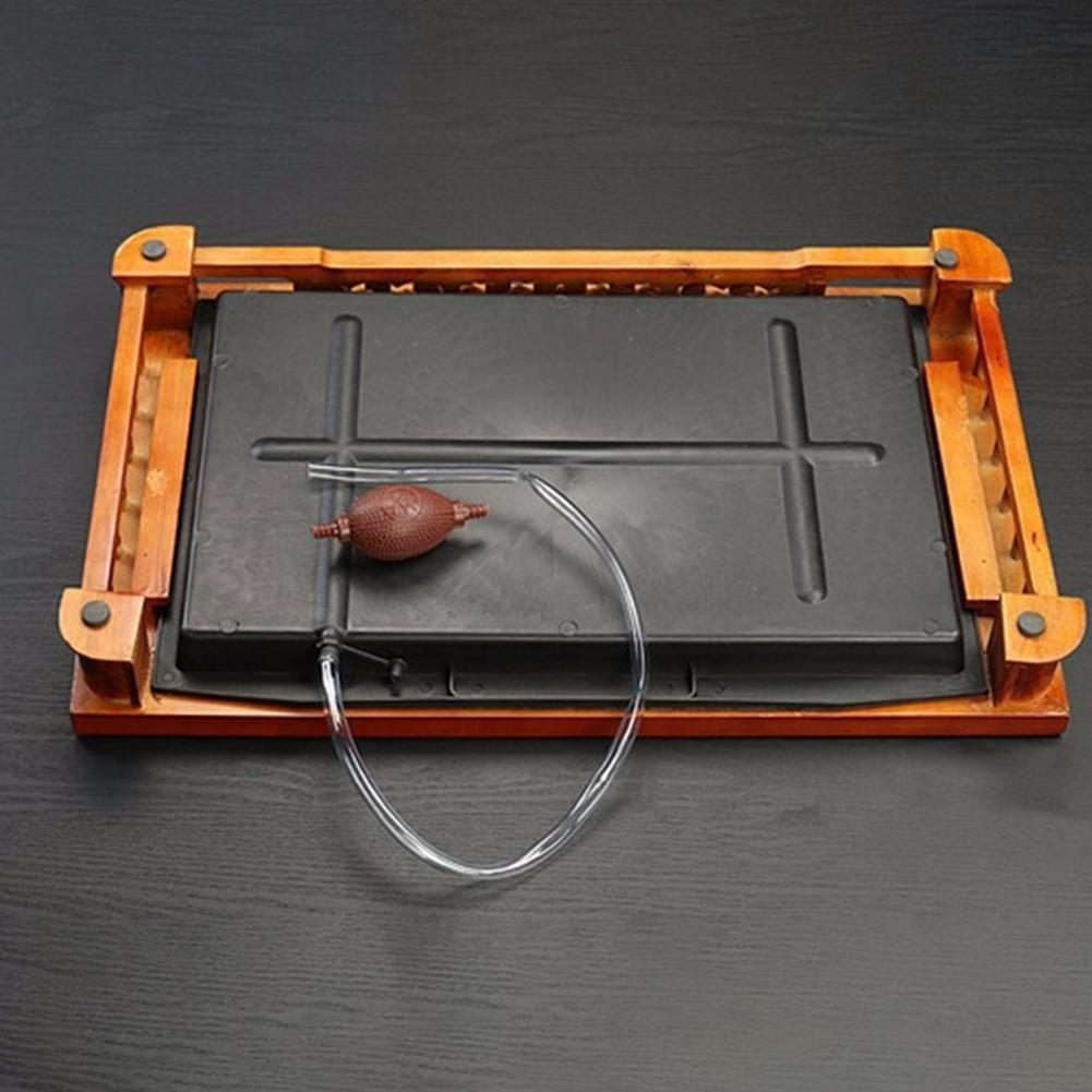 TeaFlow Kung-Fu Teebretttisch | Teetablett mit Wasserspeicher | Traditionelles Design für Teezeremonien & Dekoration