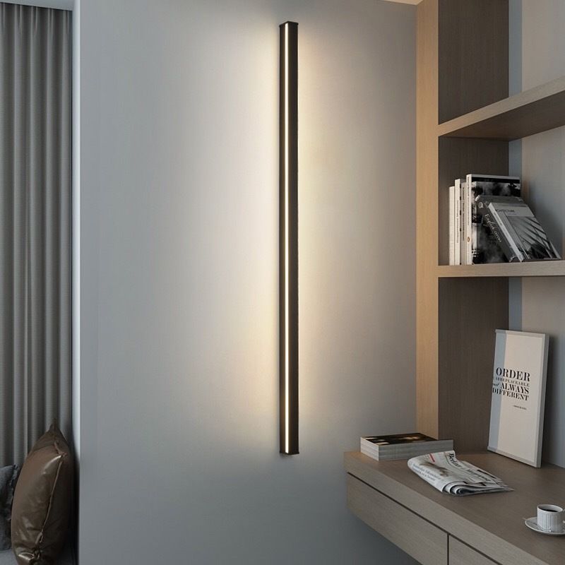 LumiLine Minimalistische LED Wandleuchte | Lineares Design | Atmosphärische Beleuchtung | Modern & Stilvoll | Deko für Zuhause
