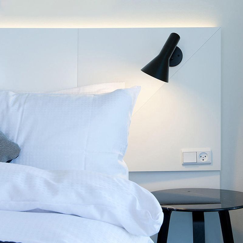 LumoCone Industrielle Kegelförmige Wandleuchte mit Aluminium-Schirm | Vintage Design | Hochwertige Beleuchtung