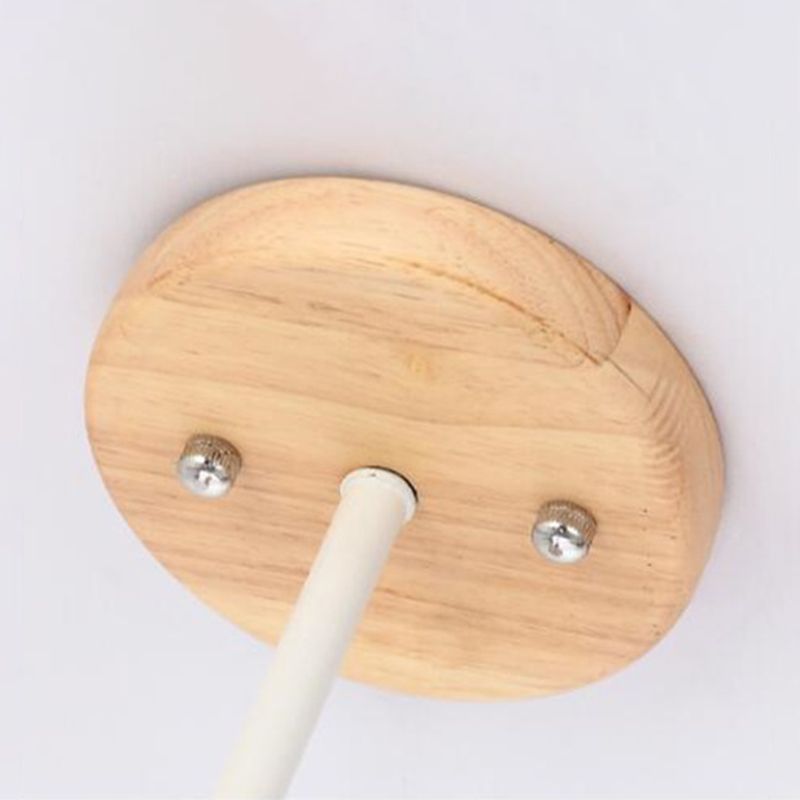 TimberLuxe Modern Kronleuchter aus Holz | Stilvolle Deckenleuchte | Skandinavisches Design