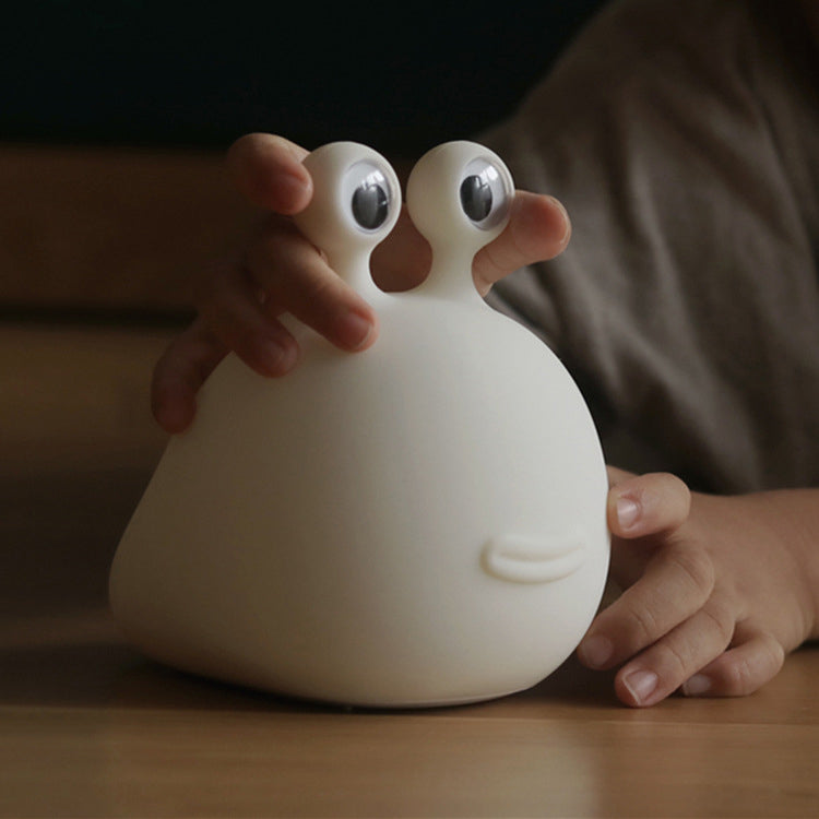 GlowSlug LED Nachtlicht | Kreatives Silikon-Design | Kinderfreundliche Tischlampe | Stimmungslicht für Zuhause