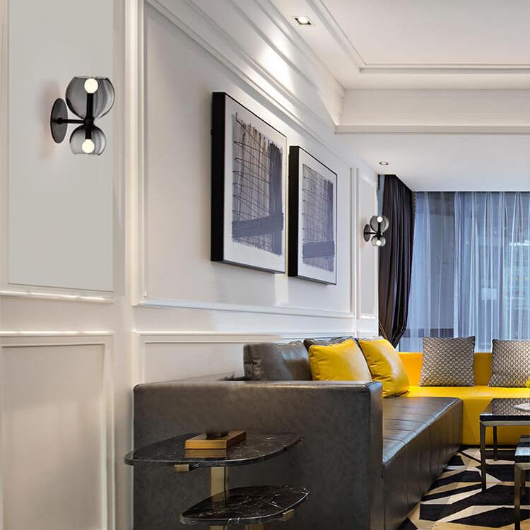 Bowlite Wandlampe mit modernem Design | 2-Licht-Schale | Elegante Beleuchtung für Zuhause